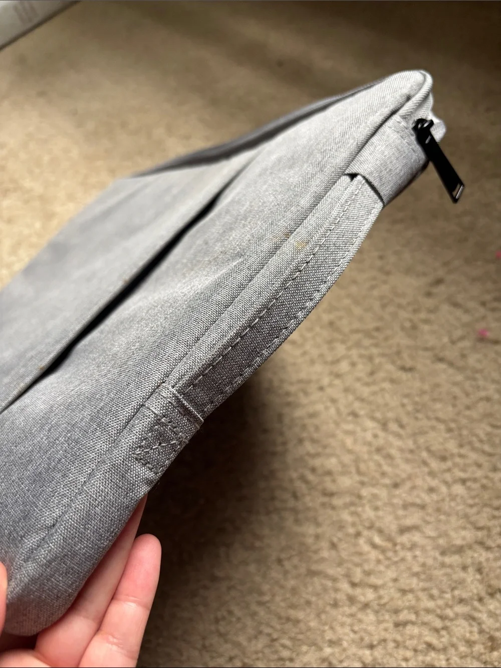 Gray Laptop Sleeve Carry Case